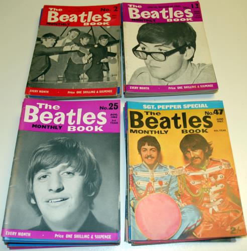 ビートルズ　月刊マンスリー　BeatlsBook等　59冊 The Beatles The Beatles Monthly Book - 59 Issues UK magazine